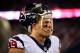 FOXBORO, MA - SEPTEMBER 22: J.J. Watt #99 of the Houston Texans looks on during the first half against the New England Patriots at Gillette Stadium on September 22, 2016 in Foxboro, Massachusetts. (Photo by Adam Glanzman/Getty Images)