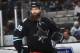 SAN JOSE, CA - NOVEMBER 03: Brent Burns #88 of the San Jose Sharks looks on during the game against the Calgary Flames at SAP Center on November 3, 2016 in San Jose, California. (Photo by Rocky W. Widner/NHL/Getty Images)