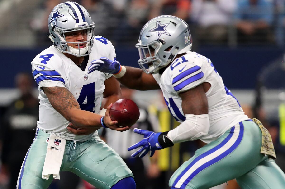 Elliott Totals 3rdMost Rushing Yards in First 10 Games of