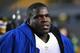 PITTSBURGH, PA - DECEMBER 6: Running back Frank Gore of the Indianapolis Colts looks on from the field after a game against the Pittsburgh Steelers at Heinz Field on December 6, 2015 in Pittsburgh, Pennsylvania. The Steelers defeated the Colts 45-10. (Photo by George Gojkovich/Getty Images)
