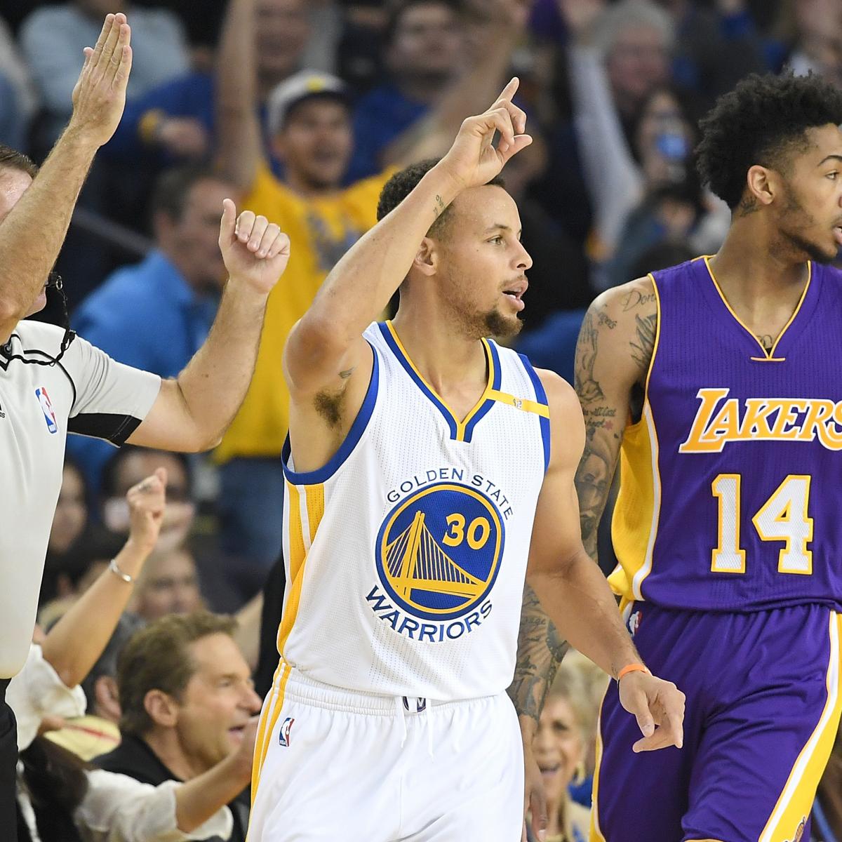 Golden State Warriors vs. Los Angeles Lakers: Live Updates, Score