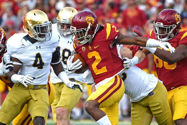 Image result for usc vs notre dame 2016 adoree