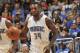 ORLANDO, FL - NOVEMBER 25: Jeff Green #34 of the Orlando Magic handles the ball during a game against the Washington Wizards on November 25, 2016 at the Amway Center in Orlando, Florida. NOTE TO USER: User expressly acknowledges and agrees that, by downloading and/or using this photograph, user is consenting to the terms and conditions of the Getty Images License Agreement. Mandatory Copyright Notice: Copyright 2016 NBAE (Photo by Gary Bassing/NBAE via Getty Images)