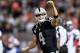OAKLAND, CA - NOVEMBER 06: Derek Carr #4 of the Oakland Raiders celebrates after they scored a touchdown against the Denver Broncos in the second quarter of an NFL football game at the Oakland-Alameda County Coliseum on November 6, 2016 in Oakland, California. (Photo by Thearon W. Henderson/Getty Images)