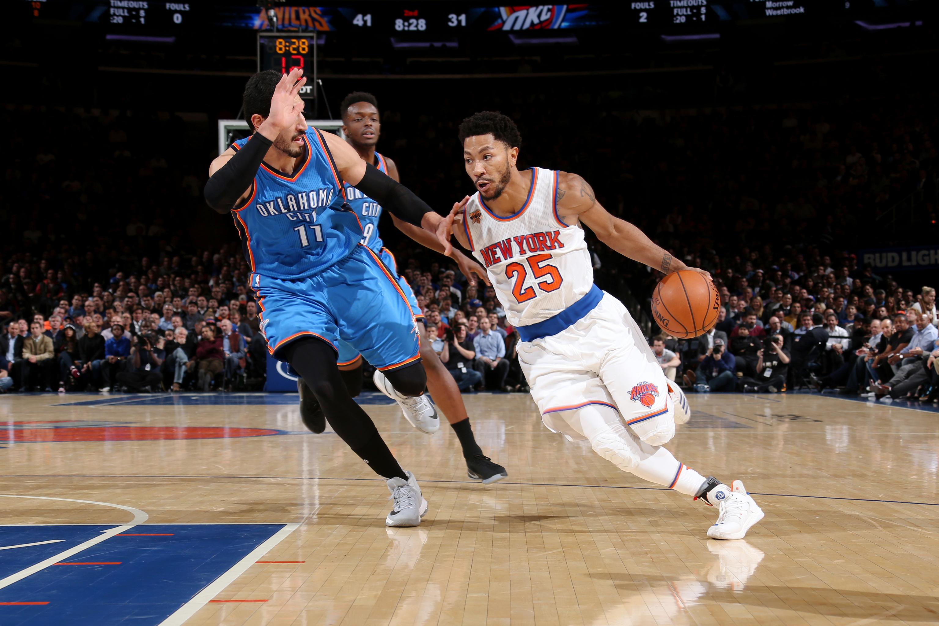 New York Knicks guard Derrick Rose is 'still in the mix