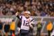 EAST RUTHERFORD, NJ - NOVEMBER 27: Quarterback Tom Brady #12 of the New England Patriots passes the ball against the New York Jets on November 27, 2016 at MetLife Stadium in East Rutherford, New Jersey. The Patriots defeated the Jets 22-17. (Photo by Al Pereira/Getty Images)