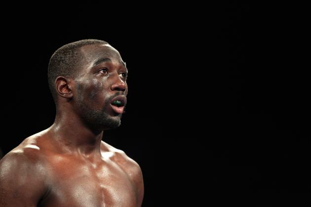 LAS VEGAS, NV - JULY 23: WBO junior welterweight champion Terence waits for the start of a round during his unification fight with WBC champion Viktor Postol of Ukraine at MGM Grand Garden Arena on July 23, 2016 in Las Vegas, Nevada. Crawford won the fight by unanimous decision. (Photo by Steve Marcus/Getty Images)