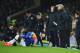 LIVERPOOL, ENGLAND - DECEMBER 04: Jose Mourinho manager of Manchester United reacts as Yannick Bolasie of Everton is given treatment during the Premier League match between Everton and Manchester United at Goodison Park on December 4, 2016 in Liverpool, England. (Photo by Clive Brunskill/Getty Images)