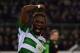 Celtic's French striker Moussa Dembele celebrates scoring the equalizer from the penalty spot during the UEFA Champions league Group C football match between Borussia Moenchengladbach and Celtic in Moenchengladbach, western Germany on November 1, 2016. / AFP / PATRIK STOLLARZ (Photo credit should read PATRIK STOLLARZ/AFP/Getty Images)