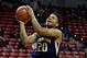 LAS VEGAS, NV - NOVEMBER 25: Markelle Fultz #20 of the Washington Huskies shoots against Damari Parris #3 of the Western Kentucky Hilltoppers during the Global Sports Classic basketball tournament at the Thomas & Mack Center on November 25, 2016 in Las Vegas, Nevada. Washington won 86-47. (Photo by David J. Becker/Getty Images)