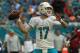 MIAMI GARDENS, FL - DECEMBER 11: Ryan Tannehill #17 of the Miami Dolphins passes during a game against the Arizona Cardinals at Hard Rock Stadium on December 11, 2016 in Miami Gardens, Florida. (Photo by Mike Ehrmann/Getty Images)
