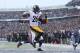 ORCHARD PARK, NY - DECEMBER 11: Le'Veon Bell #26 of the Pittsburgh Steelers runs for a touchdown against the Buffalo Bills during the second half at New Era Field on December 11, 2016 in Orchard Park, New York. (Photo by Tom Szczerbowski/Getty Images)