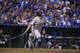 KANSAS CITY, MO - AUGUST 31: Brett Gardner #11 of the New York Yankees hits against the Kansas City Royals at Kauffman Stadium on August 31, 2016 in Kansas City, Missouri. (Photo by Ed Zurga/Getty Images)