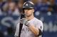 TORONTO, CANADA - SEPTEMBER 23: Brett Gardner #11 of the New York Yankees during an at bat during MLB game action against the Toronto Blue Jays on September 23, 2016 at Rogers Centre in Toronto, Ontario, Canada. (Photo by Tom Szczerbowski/Getty Images)