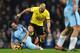 Ilkay Gundogan was injured in an innocuous collision with Nordin Amrabat.