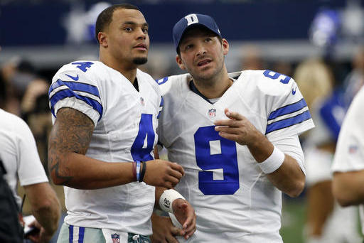 Photos: Dallas Cowboys QB Dak Prescott, Troy Aikman team up for