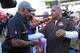 CINCINNATI, OH - OCTOBER 23: Head Coach Marvin Lewis of the Cincinnati Bengals and Head Coach Hue Jackson of the Cleveland Browns shake hands after the completion of the game at Paul Brown Stadium on October 23, 2016 in Cincinnati, Ohio. Cincinnati defeated Cleveland 31-17. (Photo by John Grieshop/Getty Images)