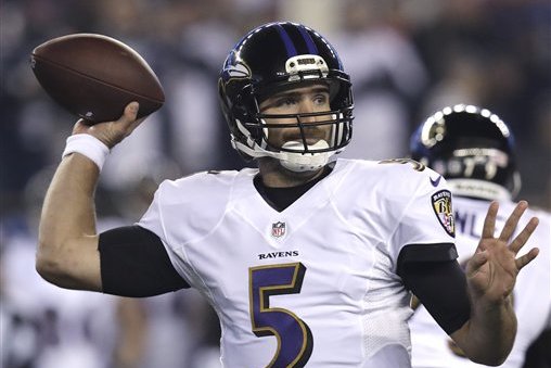 The Baltimore Ravens have opened as 5.5-point favorites for their