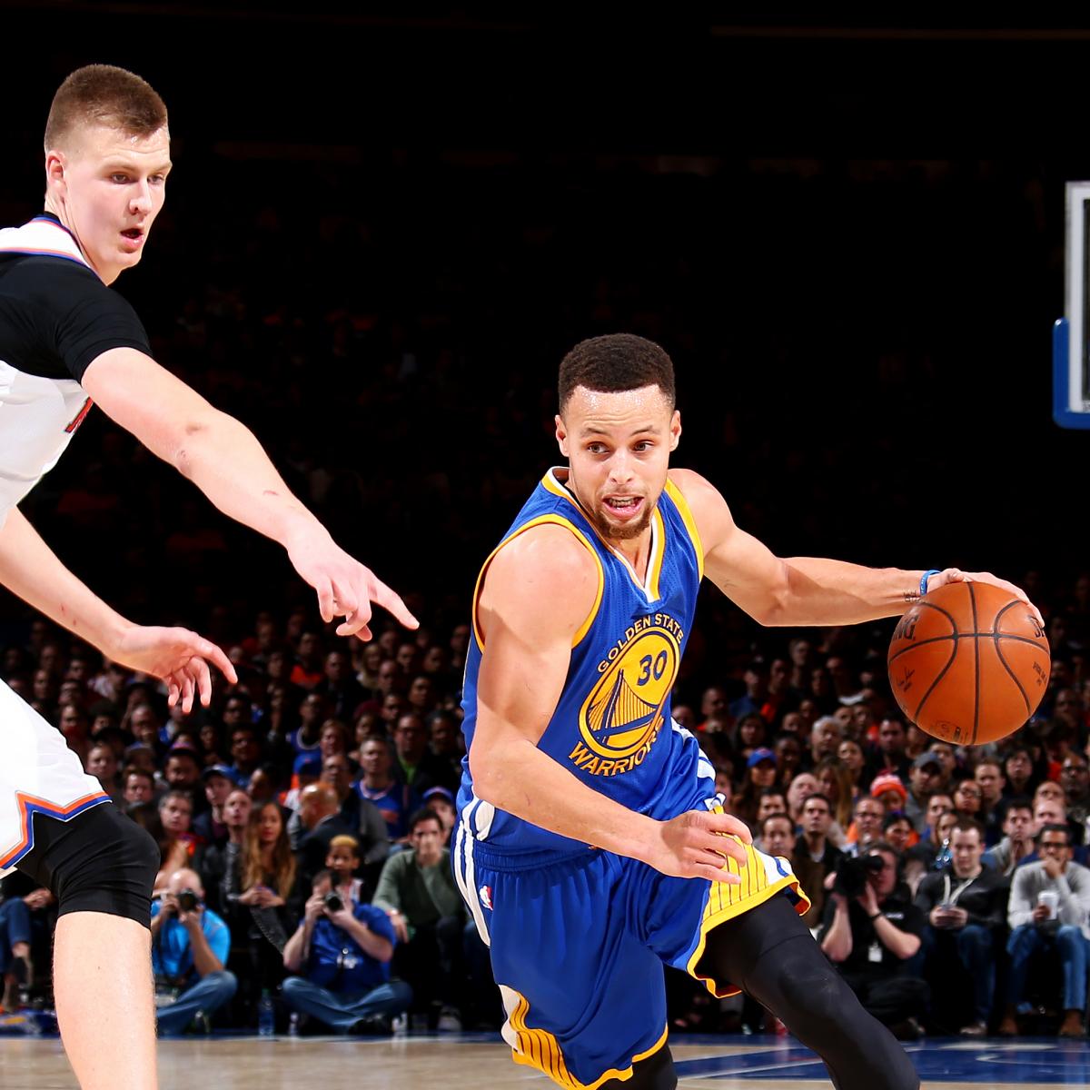 New York Knicks vs. Golden State Warriors Live Score, Highlights and