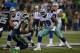 SEATTLE, WA - AUGUST 25: Tackle Chaz Green #79 of the Dallas Cowboys pass blocks against the Seattle Seahawks during the preseason game at CenturyLink Field on August 25, 2016 in Seattle, Washington. (Photo by Otto Greule Jr/Getty Images)