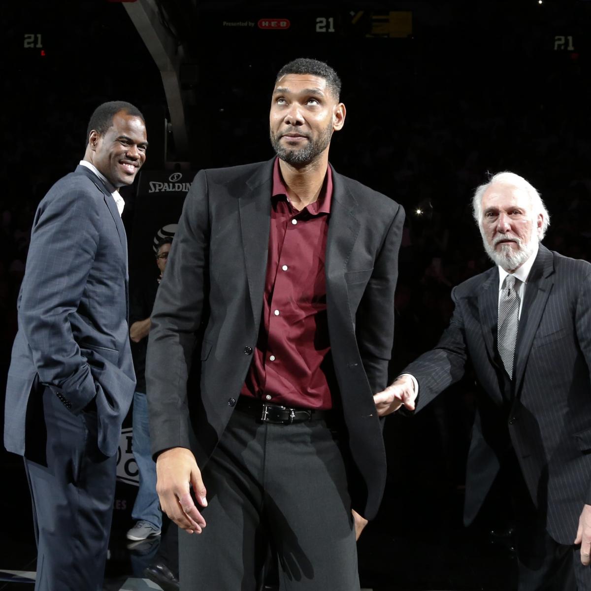 Tim Duncan's Jersey Retirement 