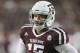 COLLEGE STATION, TX - NOVEMBER 12: Myles Garrett #15 of the Texas A&M Aggies during warm ups before playing the Mississippi Rebels at Kyle Field on November 12, 2016 in College Station, Texas. (Photo by Bob Levey/Getty Images)