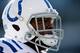 OAKLAND, CA - DECEMBER 24: Robert Mathis #98 of the Indianapolis Colts warms up prior to their NFL game against the Oakland Raiders at Oakland Alameda Coliseum on December 24, 2016 in Oakland, California. (Photo by Brian Bahr/Getty Images)