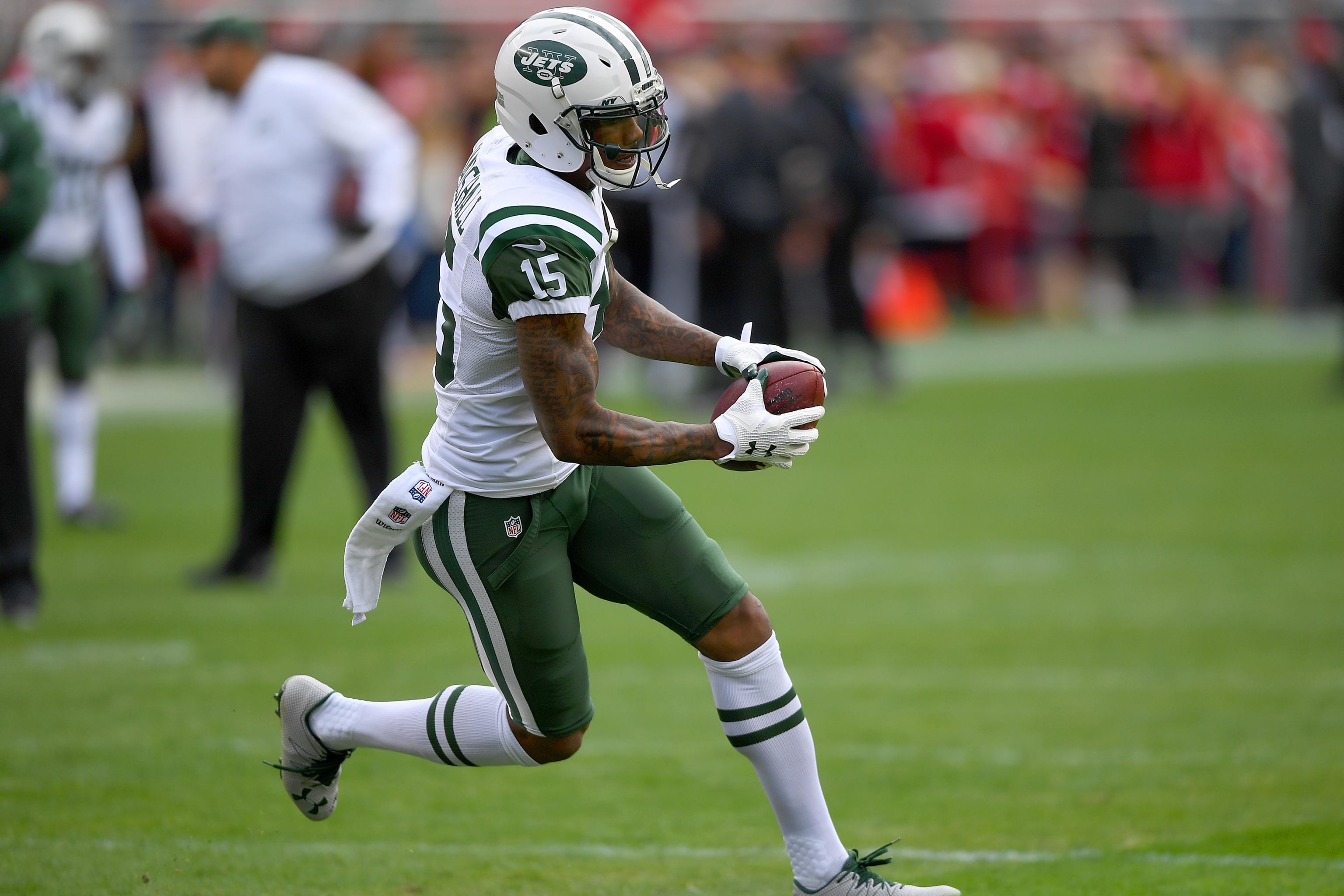 WR B. Marshall #15  Brandon marshall, Marshall, Ny jets