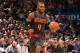 OKLAHOMA CITY, OK - DECEMBER 19: Paul Millsap #4 of the Atlanta Hawks brings the ball up court against the Oklahoma City Thunder during the game on December 19, 2016 at Chesapeake Energy Arena in Oklahoma City, Oklahoma. NOTE TO USER: User expressly acknowledges and agrees that, by downloading and or using this photograph, User is consenting to the terms and conditions of the Getty Images License Agreement. Mandatory Copyright Notice: Copyright 2016 NBAE (Photo by Layne Murdoch/NBAE via Getty Images)