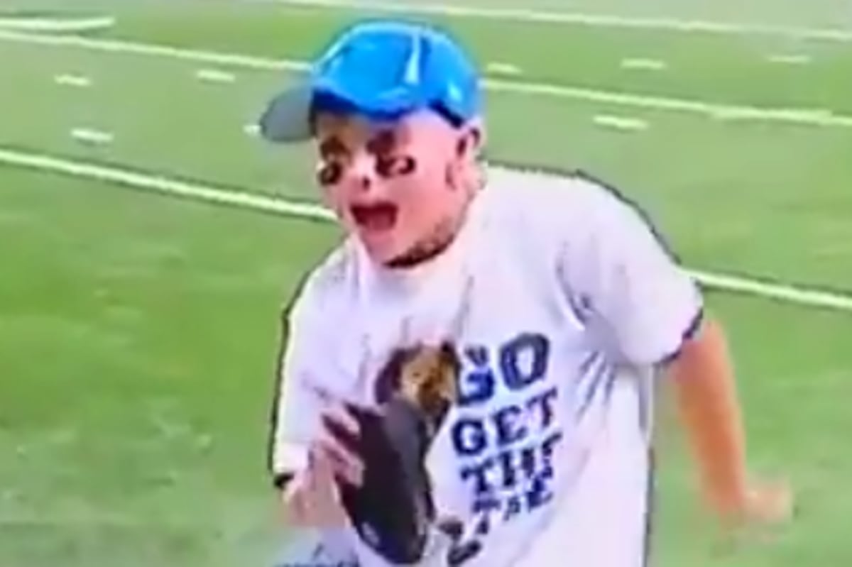 NBC Sideline Reporter Michele Tafoya Gets Videobombed by Dancing Kid