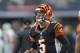 ARLINGTON, TX - OCTOBER 09: AJ McCarron #5 of the Cincinnati Bengals warming up before a game against the Dallas Cowboys at AT&T Stadium on October 9, 2016 in Arlington, Texas. The Cowboys defeated the Bengals 28-14. (Photo by Wesley Hitt/Getty Images)