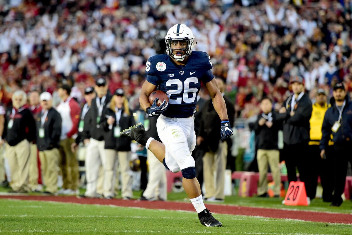 Penn State RB Saquon Barkley Runs Wild on USC Defense for 79-Yard