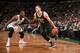 BOSTON, MA - JANUARY 3: Gordon Hayward #20 of the Utah Jazz drives to the basket against Jae Crowder #99 of the Boston Celtics during the game on January 3, 2017 at the TD Garden in Boston, Massachusetts. NOTE TO USER: User expressly acknowledges and agrees that, by downloading and or using this photograph, User is consenting to the terms and conditions of the Getty Images License Agreement. Mandatory Copyright Notice: Copyright 2017 NBAE (Photo by Brian Babineau/NBAE via Getty Images)