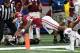 NEW ORLEANS, LA - JANUARY 02: Running back Joe Mixon #25 of the Oklahoma Sooners dives for a touchdown during their victory in the Sugar Bowl against the Auburn Tigers on January 2, 2017 at The Superdome in New Orleans, Louisiana. (Photo by Jackson Laizure)