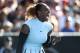 AUCKLAND, NEW ZEALAND - JANUARY 04: Serena Williams of the USA celebrates a point during her singles match against Madison Brengle of the USA on day three of the ASB Classic on January 4, 2017 in Auckland, New Zealand. (Photo by Phil Walter/Getty Images)