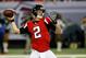 ATLANTA, GA - JANUARY 01: Matt Ryan #2 of the Atlanta Falcons throws a pass during the first half against the New Orleans Saints at the Georgia Dome on January 1, 2017 in Atlanta, Georgia. (Photo by Kevin C. Cox/Getty Images)
