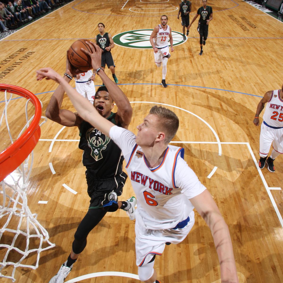 Knicks vs. Bucks Score, Highlights, Reaction from 2017 Regular Season
