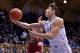 DURHAM, NC - JANUARY 07: Grayson Allen #3 of the Duke Blue Devils drives against Ky Bowman #0 of the Boston College Eagles during the game at Cameron Indoor Stadium on January 7, 2017 in Durham, North Carolina. Duke won 93-82. (Photo by Grant Halverson/Getty Images)