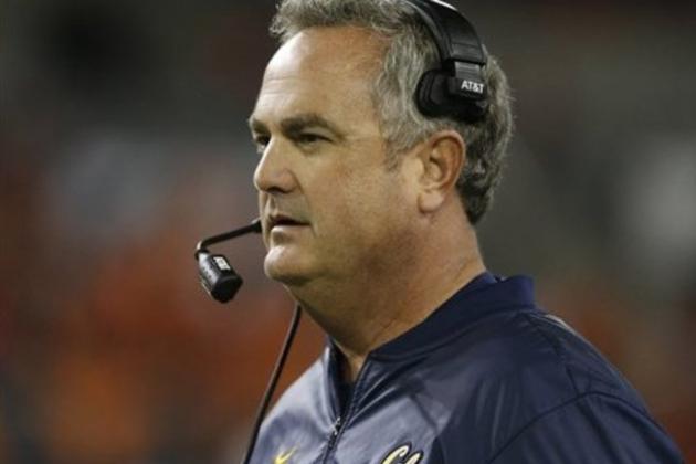 California head coach Sonny Dykes in the second half of an NCAA college football game in Corvallis, Ore., on Saturday, Oct. 8, 2016. (AP Photo/Timothy J. Gonzalez)