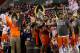 TAMPA, FL - JANUARY 09: Head coach Dabo Swinney of the Clemson Tigers (L) and defensive tackle Carlos Watkins #94 (C) react after defeating the Alabama Crimson Tide 35-31 to win the 2017 College Football Playoff National Championship Game at Raymond James Stadium on January 9, 2017 in Tampa, Florida. (Photo by Streeter Lecka/Getty Images)