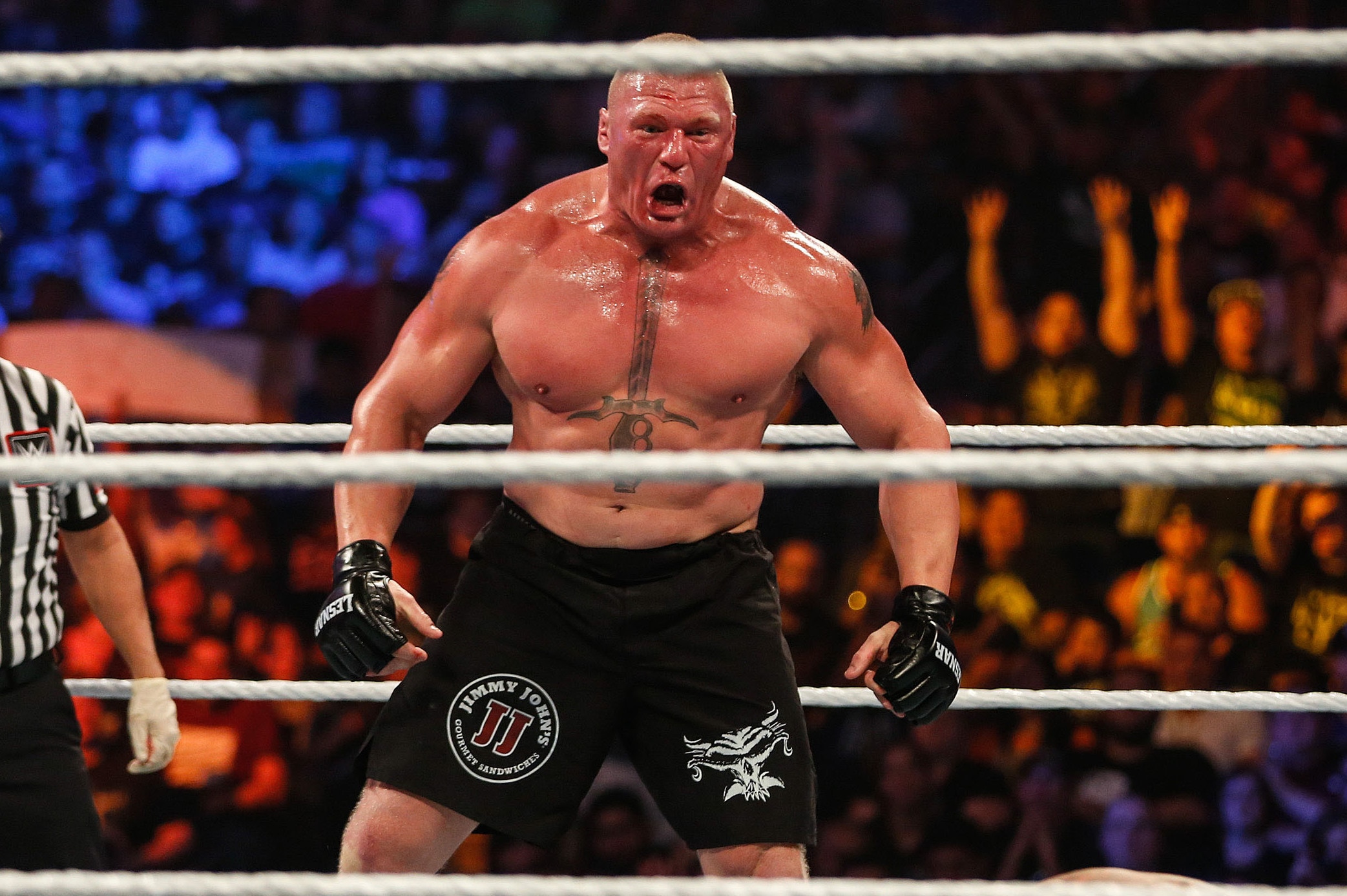 wwe raw brock lesnar
