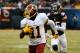 CHICAGO, IL - DECEMBER 24: DeSean Jackson #11 of the Washington Redskins carries the football ahead of Johnthan Banks #35 of the Chicago Bears in the first quarter at Soldier Field on December 24, 2016 in Chicago, Illinois. (Photo by David Banks/Getty Images)