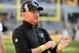 PITTSBURGH, PA - NOVEMBER 8: Quarterbacks coach Todd Downing of the Oakland Raiders looks on from the sideline during a game against the Pittsburgh Steelers at Heinz Field on November 8, 2015 in Pittsburgh, Pennsylvania. The Steelers defeated the Raiders 38-35. (Photo by George Gojkovich/Getty Images)