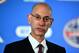 LONDON, ENGLAND - JANUARY 12: NBA commissioner, Adam Silver speaks during a press conference prior to the NBA match between Indiana Pacers and Denver Nuggets at the O2 Arena on January 12, 2017 in London, England. (Photo by Dan Mullan/Getty Images)