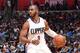 LOS ANGELES, CA - JANUARY 16: Chris Paul #3 of the LA Clippers handles the ball against the Oklahoma City Thunder on January 16, 2017 at STAPLES Center in Los Angeles, California. NOTE TO USER: User expressly acknowledges and agrees that, by downloading and/or using this Photograph, user is consenting to the terms and conditions of the Getty Images License Agreement. Mandatory Copyright Notice: Copyright 2017 NBAE (Photo by Andrew D. Bernstein/NBAE via Getty Images)