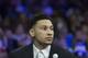 PHILADELPHIA, PA - DECEMBER 16: Ben Simmons #25 of the Philadelphia 76ers watches the game against the Los Angeles Lakers from the bench in the first quarter at Wells Fargo Center on December 16, 2016 in Philadelphia, Pennsylvania. The Lakers defeated the 76ers 100-89. NOTE TO USER: User expressly acknowledges and agrees that, by downloading and or using this photograph, User is consenting to the terms and conditions of the Getty Images License Agreement. (Photo by Mitchell Leff/Getty Images)