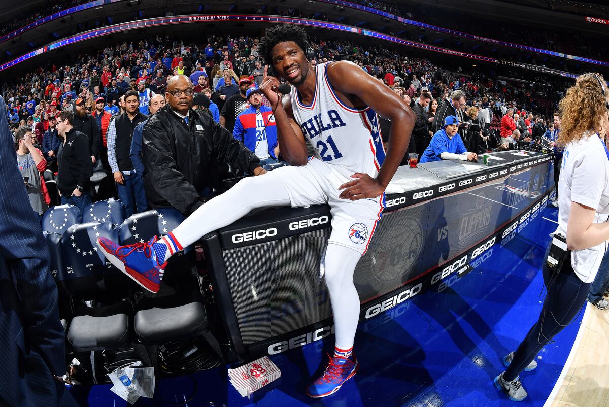 Joel Embiid 1st 76er Since Iverson to Have 20Plus Points in 10