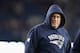 FOXBORO, MA - JANUARY 14: Head Coach Bill Belichick of the New England Patriots looks on prior to the AFC Divisional Playoff Game against the Houston Texans at Gillette Stadium on January 14, 2017 in Foxboro, Massachusetts. (Photo by Elsa/Getty Images)