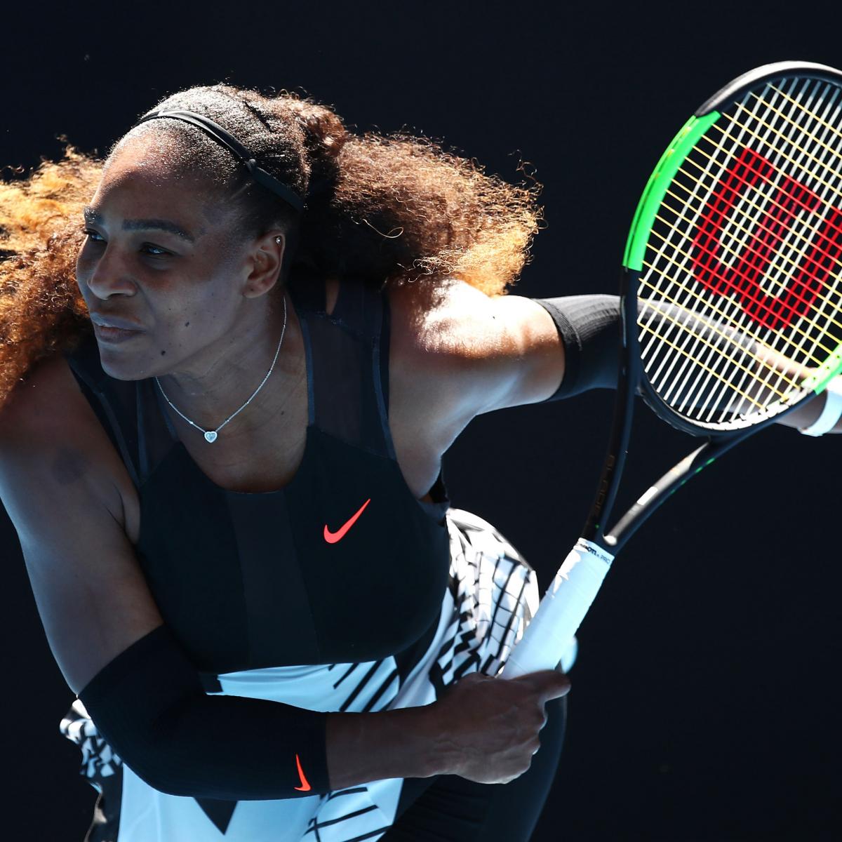Serena Williams vs. Nicole Gibbs: Score and Reaction from 2017 Australian Open ...