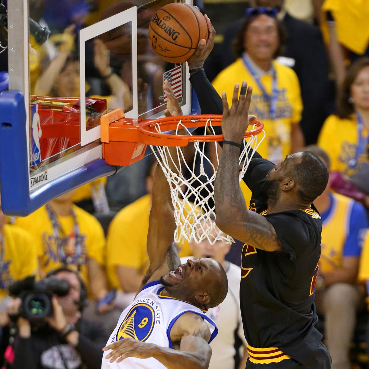 Andre Iguodala Tweets About Blocking, Fan Replies with LeBron James' Finals Swat ...1200 x 1200